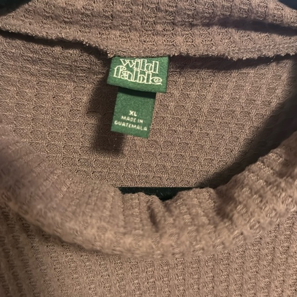 Wild Fable Purple Cowl Neck Sweater Soft Knit Relaxed Fit - Picture 3 of 5